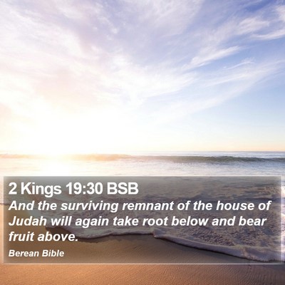 2 Kings 19:30 BSB Bible Verse Image