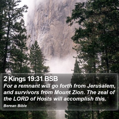 2 Kings 19:31 BSB Bible Verse Image