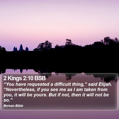 2 Kings 2:10 BSB Bible Verse Image
