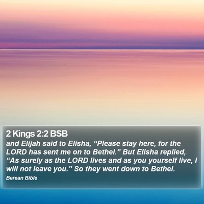 2 Kings 2:2 BSB Bible Verse Image