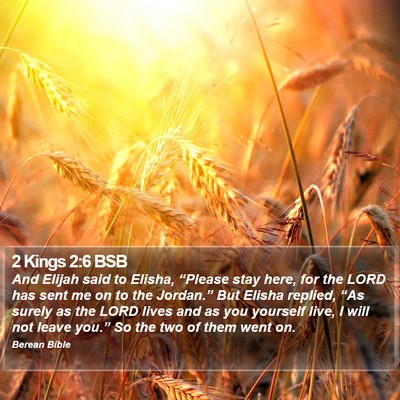 2 Kings 2:6 BSB Bible Verse Image