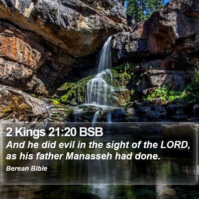 2 Kings 21:20 BSB Bible Verse Image