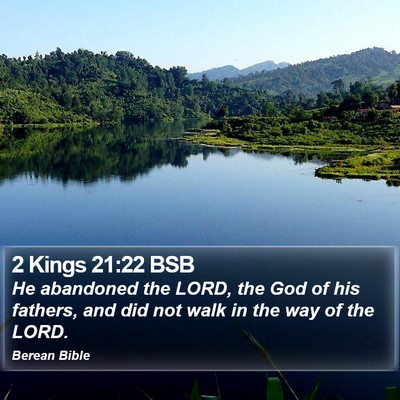 2 Kings 21:22 BSB Bible Verse Image