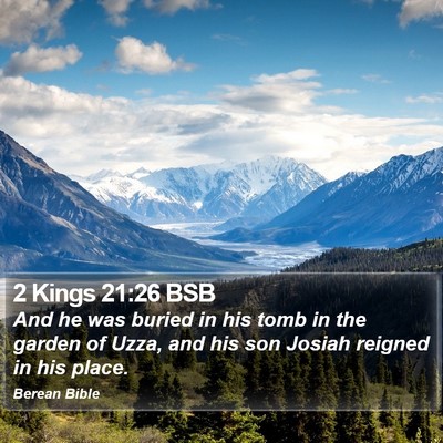 2 Kings 21:26 BSB Bible Verse Image
