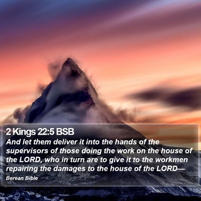 2 Kings 22:5 BSB Bible Verse Image