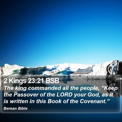 2 Kings 23:21 BSB Bible Verse Image