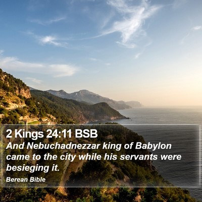 2 Kings 24:11 BSB Bible Verse Image