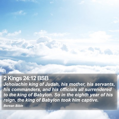 2 Kings 24:12 BSB Bible Verse Image
