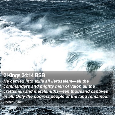 2 Kings 24:14 BSB Bible Verse Image