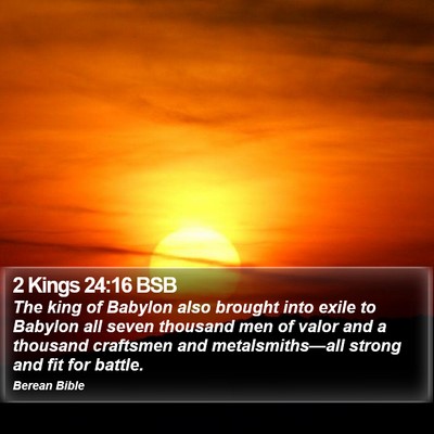 2 Kings 24:16 BSB Bible Verse Image