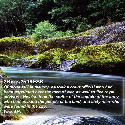 2 Kings 25:19 BSB Bible Verse Image