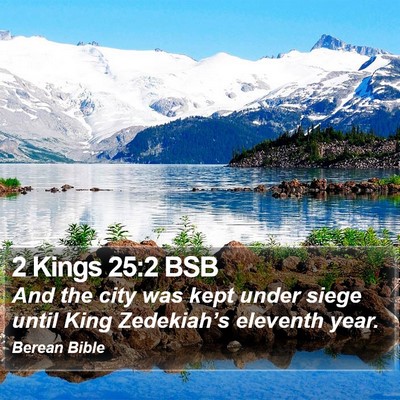 2 Kings 25:2 BSB Bible Verse Image