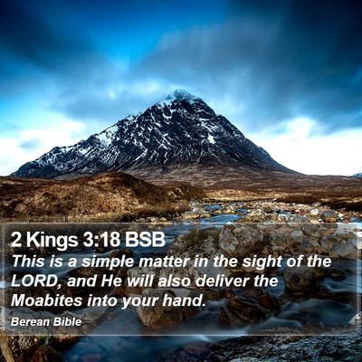2 Kings 3:18 BSB Bible Verse Image
