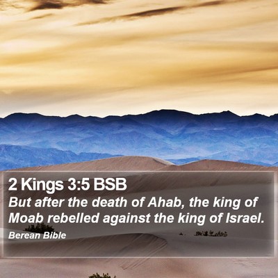 2 Kings 3:5 BSB Bible Verse Image
