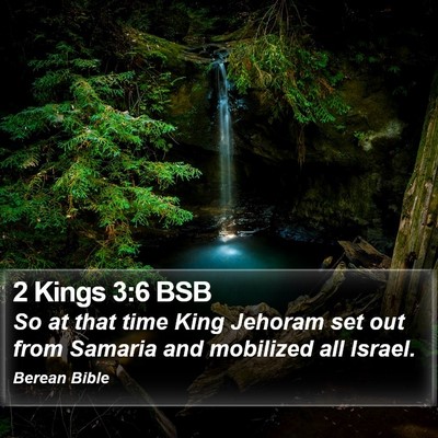 2 Kings 3:6 BSB Bible Verse Image