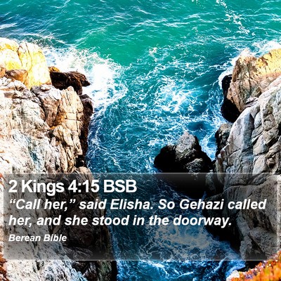2 Kings 4:15 BSB Bible Verse Image