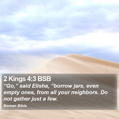 2 Kings 4:3 BSB Bible Verse Image