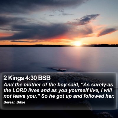 2 Kings 4:30 BSB Bible Verse Image