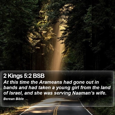2 Kings 5:2 BSB Bible Verse Image