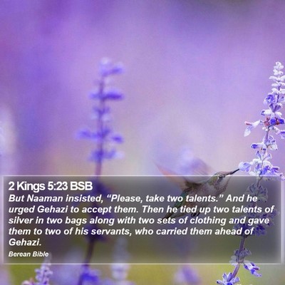 2 Kings 5:23 BSB Bible Verse Image