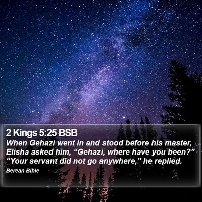 2 Kings 5:25 BSB Bible Verse Image