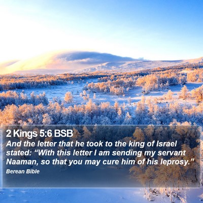 2 Kings 5:6 BSB Bible Verse Image