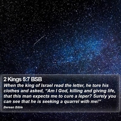 2 Kings 5:7 BSB Bible Verse Image