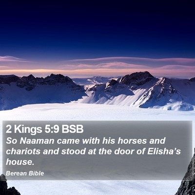 2 Kings 5:9 BSB Bible Verse Image