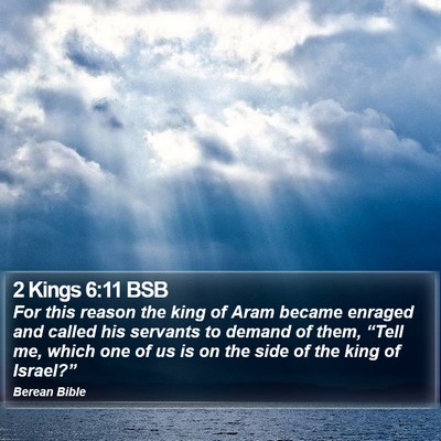 2 Kings 6:11 BSB Bible Verse Image