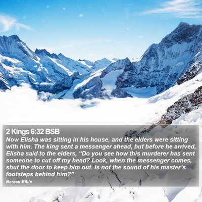 2 Kings 6:32 BSB Bible Verse Image