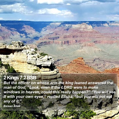 2 Kings 7:2 BSB Bible Verse Image