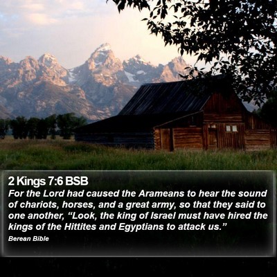2 Kings 7:6 BSB Bible Verse Image