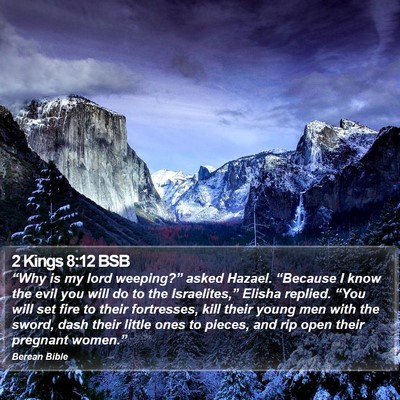 2 Kings 8:12 BSB Bible Verse Image