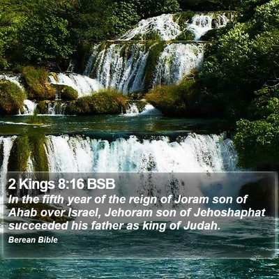 2 Kings 8:16 BSB Bible Verse Image