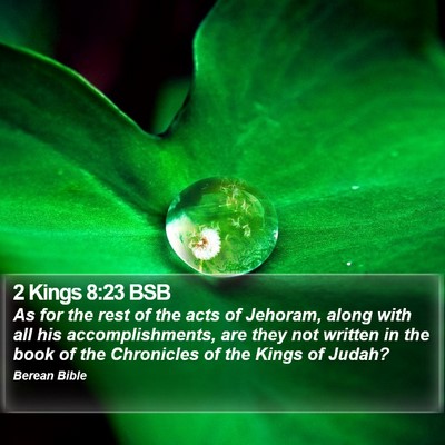2 Kings 8:23 BSB Bible Verse Image
