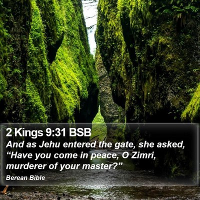 2 Kings 9:31 BSB Bible Verse Image
