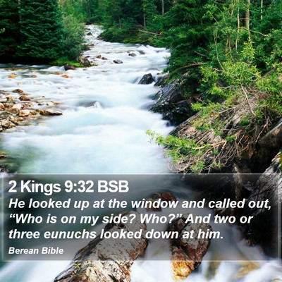 2 Kings 9:32 BSB Bible Verse Image