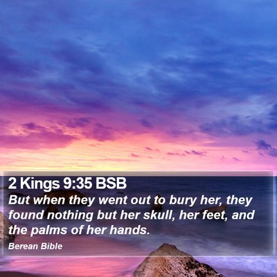 2 Kings 9:35 BSB Bible Verse Image