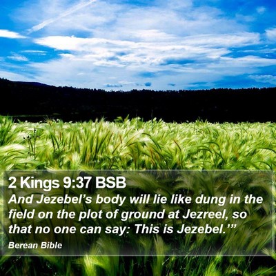 2 Kings 9:37 BSB Bible Verse Image