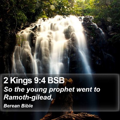 2 Kings 9:4 BSB Bible Verse Image