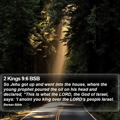 2 Kings 9:6 BSB Bible Verse Image