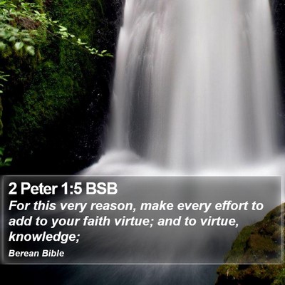 2 Peter 1:5 BSB Bible Verse Image