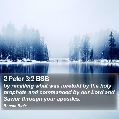2 Peter 3:2 BSB Bible Verse Image