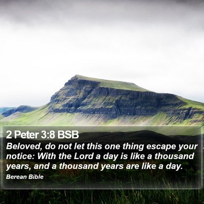 2 Peter 3:8 BSB Bible Verse Image