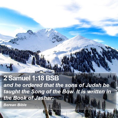 2 Samuel 1:18 BSB Bible Verse Image