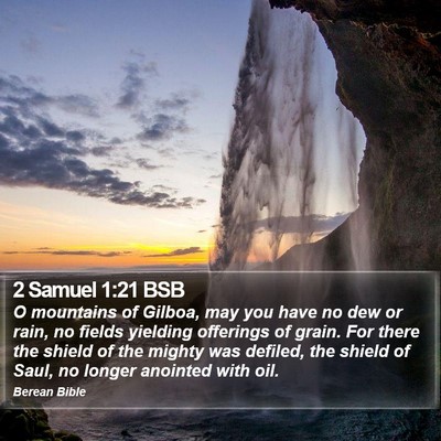 2 Samuel 1:21 BSB Bible Verse Image