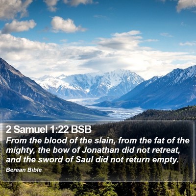 2 Samuel 1:22 BSB Bible Verse Image