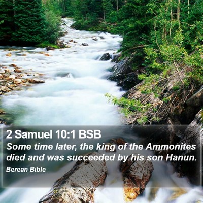 2 Samuel 10:1 BSB Bible Verse Image