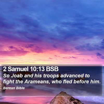 2 Samuel 10:13 BSB Bible Verse Image