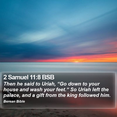 2 Samuel 11:8 BSB Bible Verse Image